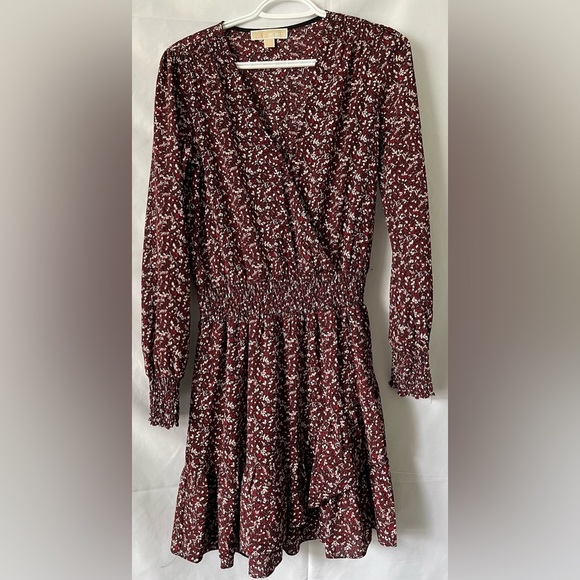 Michael Kors Dress Women’s S Floral Print Knee-Length - Picture 1 of 3